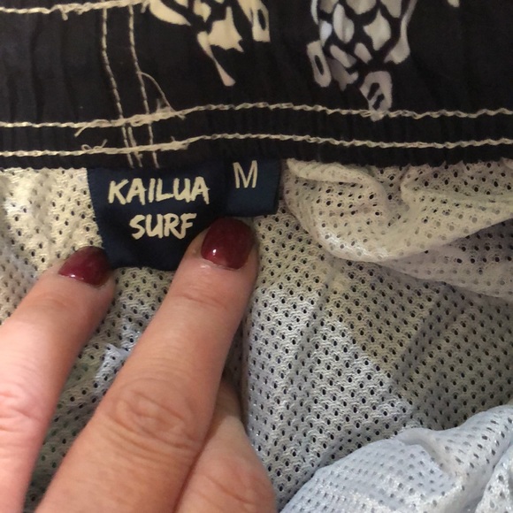 Mens navy swim trunks size medium - Picture 3 of 4